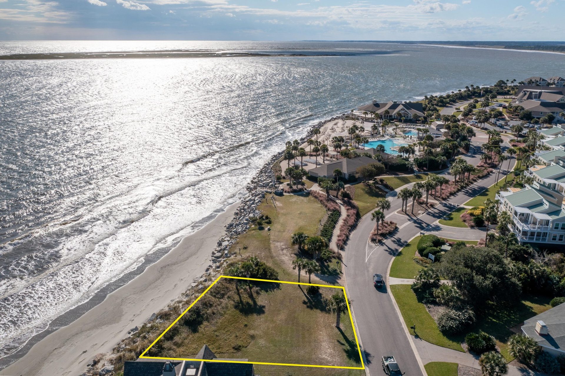 Aerial lot survey · Seabrook Island